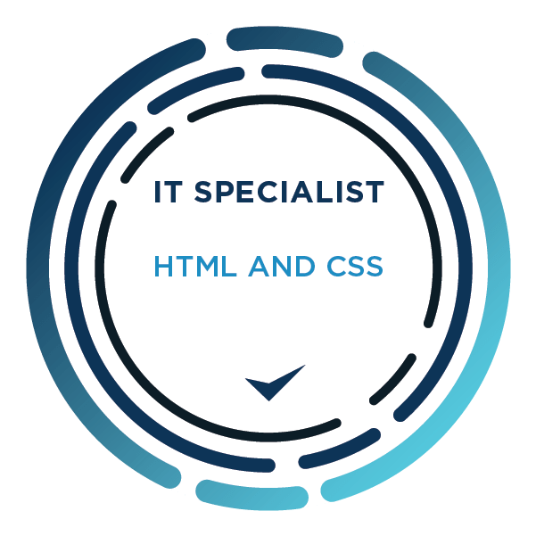 Information Technology Specialist in HTML and CSS